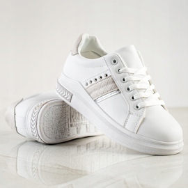 SHELOVET Casualowe Sneakersy białe 1