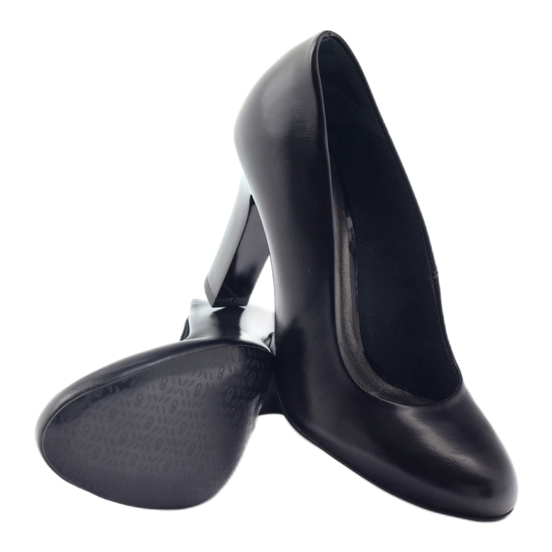 Edeo Czółenka Na Słupku Czarne 3