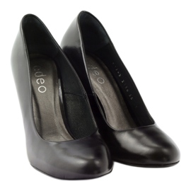 Edeo Czółenka Na Słupku Czarne 4