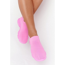 PS1 Damskie Sportowe Buty Slip-on Różowe Yoga Class 1
