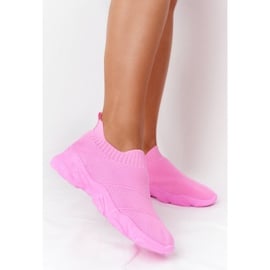 PS1 Damskie Sportowe Buty Slip-on Różowe Yoga Class 3