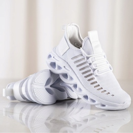 SHELOVET Białe Sneakersy Fashion 1