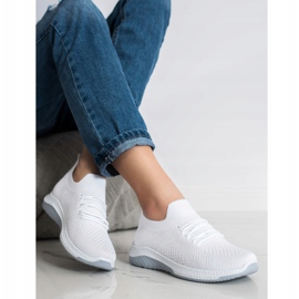 Camo Ażurowe Białe Sneakersy 3