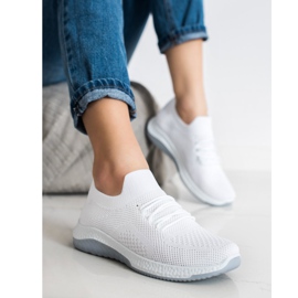 Camo Ażurowe Białe Sneakersy 2