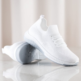 Camo Ażurowe Białe Sneakersy 1