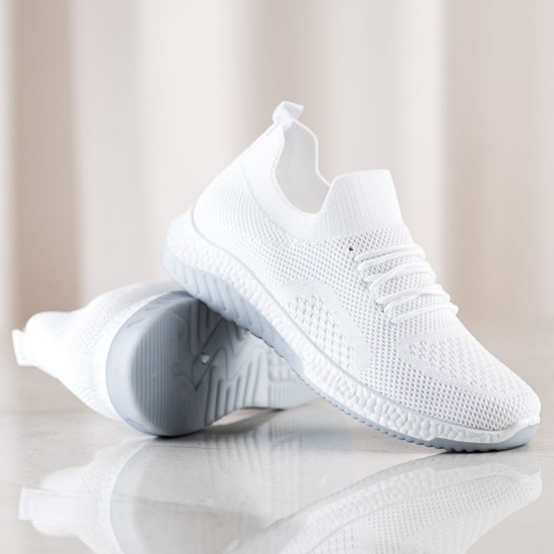 Camo Ażurowe Białe Sneakersy 1