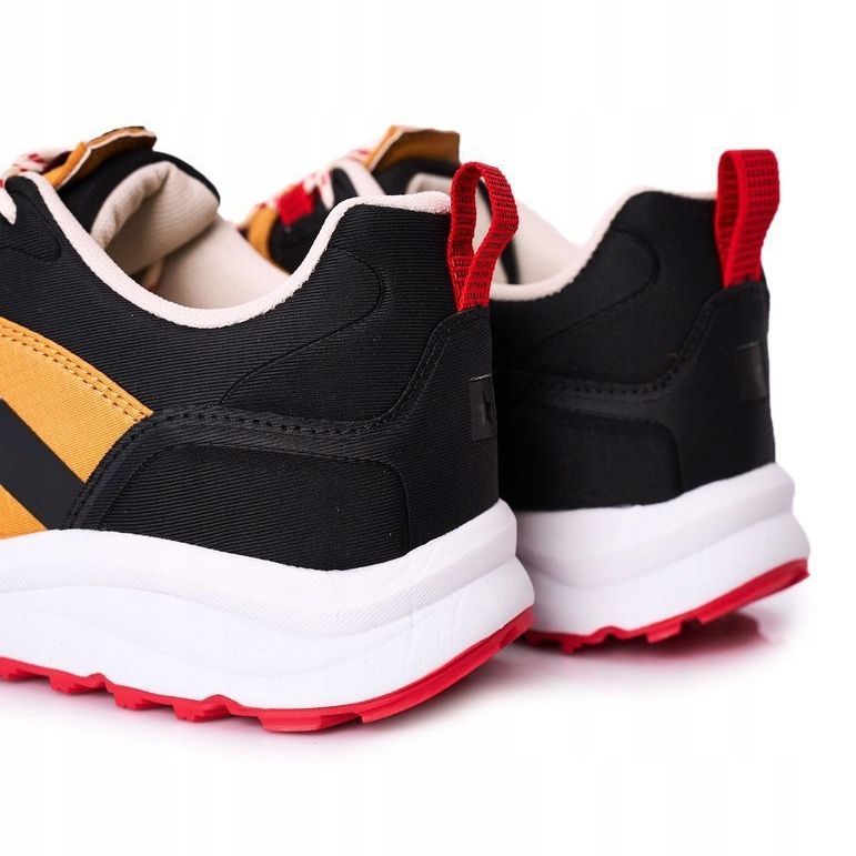 Męskie Sportowe Buty Memory Foam Big Star HH174087 Camel pomarańczowe 1