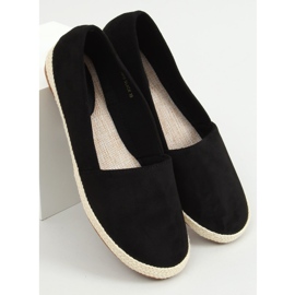 Tenisówki espadryle czarne 7870 Black 1