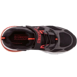 Buty dla dzieci Kappa Yero czarno-szaro-koralowe 260891K 1129 czarne czerwone szare 1