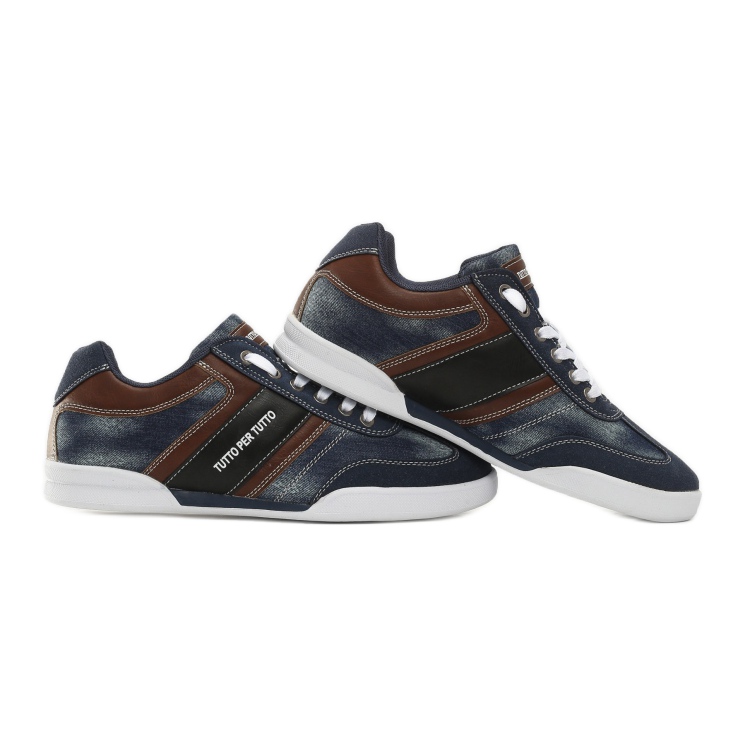 Vices B873-13 Navy brązowe granatowe 2