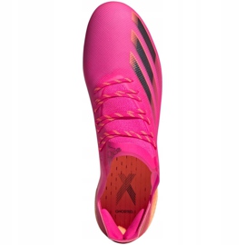 Buty piłkarskie adidas X Ghosted.1 Sg M FW6892 wielokolorowe różowe 1
