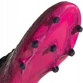 Buty piłkarskie adidas Predator Freak.3 Fg M FW7514 czarny, czarny, różowy różowe 3