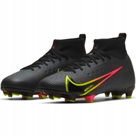 Buty piłkarskie Nike Mercurial Superfly 8 Pro Fg Jr CV0804 090 wielokolorowe czarne 2