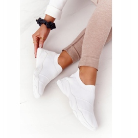 PS1 Damskie Sportowe Buty Slip-on Białe Yoga Class 3