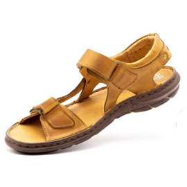 Polbut Sandały 277 rude pomarańczowe 1