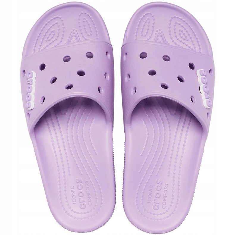 Crocs klapki damskie Classic Slide fioletowe 206121 5PR 1