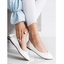 Diamantique Klasyczne Balerinki białe 2