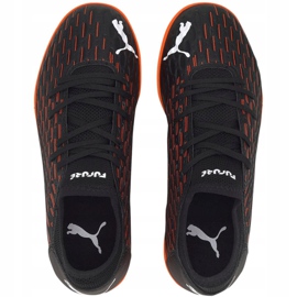 Buty piłkarskie Puma Future 6.4 Tt Jr 106209 01 niebieski, czarny, pomarańczowy czarne 1