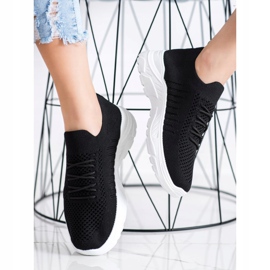 Sweet Shoes Casualowe Wsuwane Sneakersy czarne 2