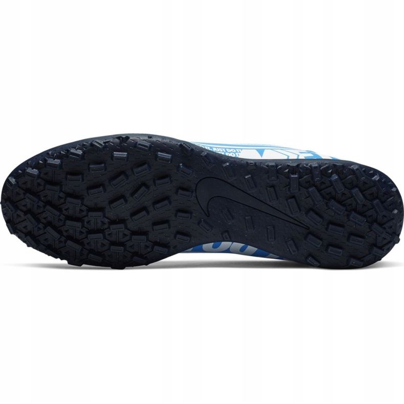 Buty piłkarskie Nike Mercurial Superfly 7 Club Tf Jr AT8156 414 wielokolorowe niebieskie 2
