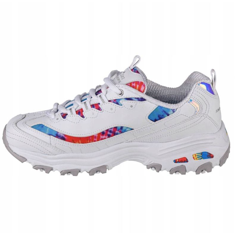 Buty Skechers D'Lites Summer Fiesta W 149015-WMLT białe czarne 1