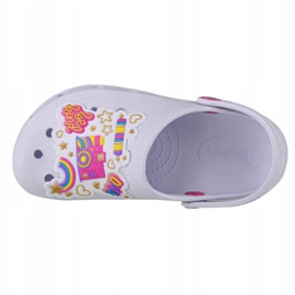 Klapki Skechers Heart Charmer Photobomb Jr 308003L-WMLT 308003L-WMLT białe czarne 2