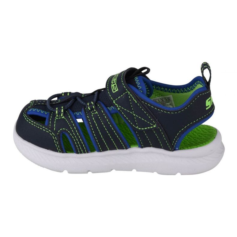 Sandały Skechers C-Flex Sandal 2.0 Heat Blast Jr 400041N-NVLM czarne granatowe 1