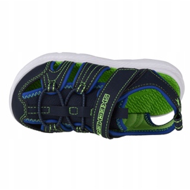 Sandały Skechers C-Flex Sandal 2.0 Heat Blast Jr 400041N-NVLM czarne granatowe 2