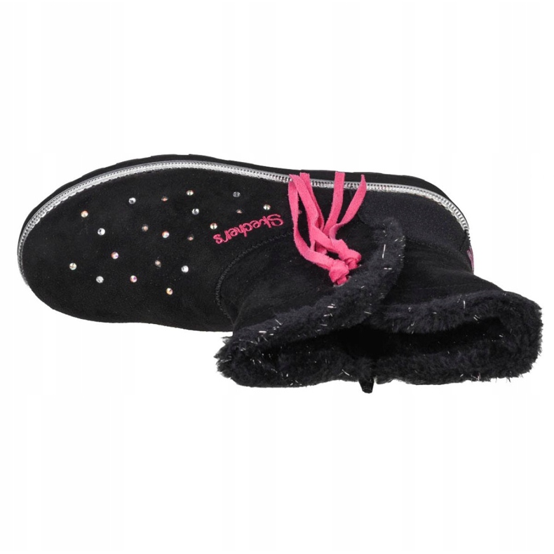 Buty Skechers Sparkle Spell Jr 10663L-BLK czarne 2