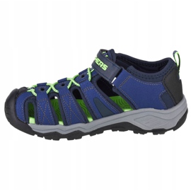 Sandały Skechers Solar Quest Jr 400060L-NVBK czarne granatowe 1