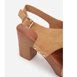 Vices YQ22-68-camel brązowe 1