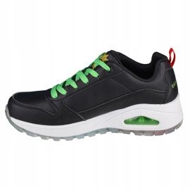 Buty Skechers Uno Rugged-You're A Mean One W 155326-BKMT czarne zielone żółte 1