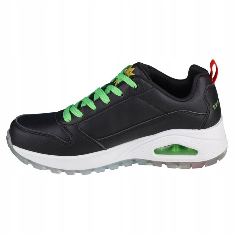 Buty Skechers Uno Rugged-You're A Mean One W 155326-BKMT czarne zielone żółte 1