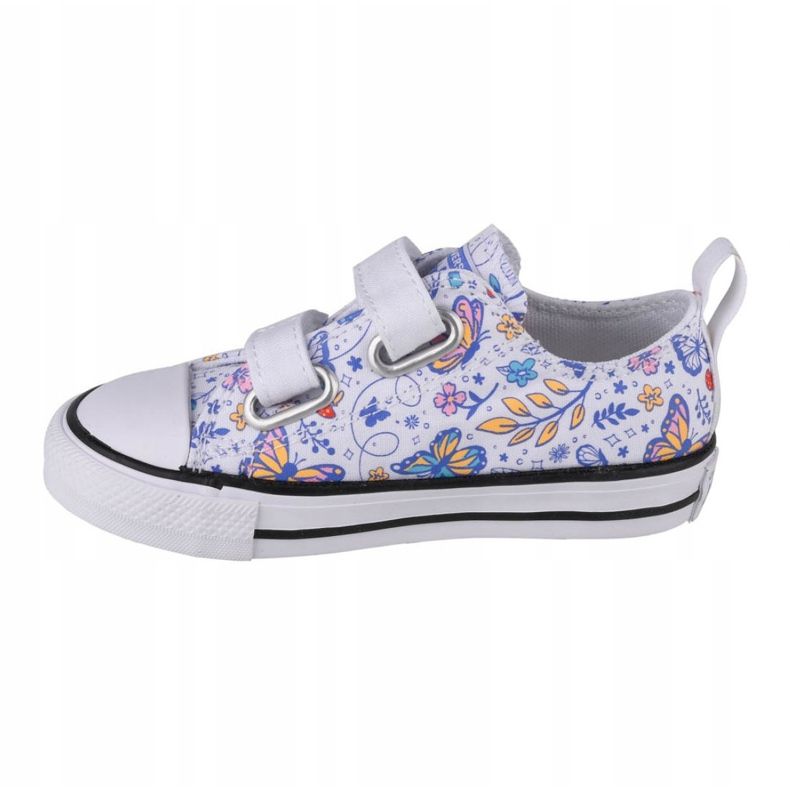 Buty Converse Chuck Taylor All Star 2V Ox Jr 770655C białe granatowe 1