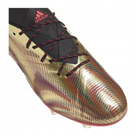Buty piłkarskie adidas Nemeziz.1 Fg M FY0758 szary/srebrny, złoty złoty 4