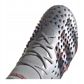Buty piłkarskie adidas Predator Freak.1 Fg M FY1050 szare srebrny 4