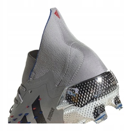 Buty piłkarskie adidas Predator Freak.1 Fg M FY1050 szare srebrny 5