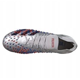 Buty piłkarskie adidas Predator Freak.1 Low Fg M FY1051 szare srebrny 3
