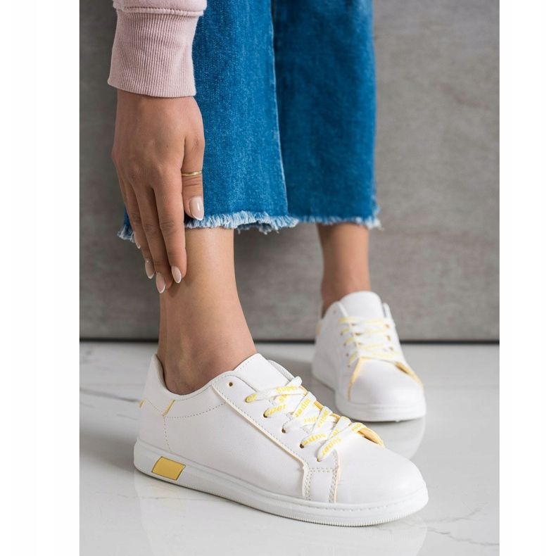 SHELOVET Białe Trampki Super 1