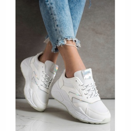 SHELOVET Stylowe Sneakersy białe 2