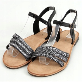 Sandałki damskie czarne N-70 Black 1