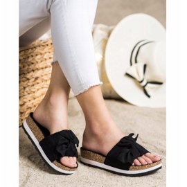 Evento Lekkie Klapki Na Platformie czarne 1