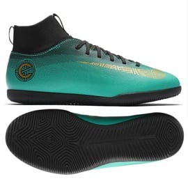 Buty halowe Nike Jr Mercurial Superflyx 6 Club CR7 Ic AJ3087-390 niebieskie niebieskie 2