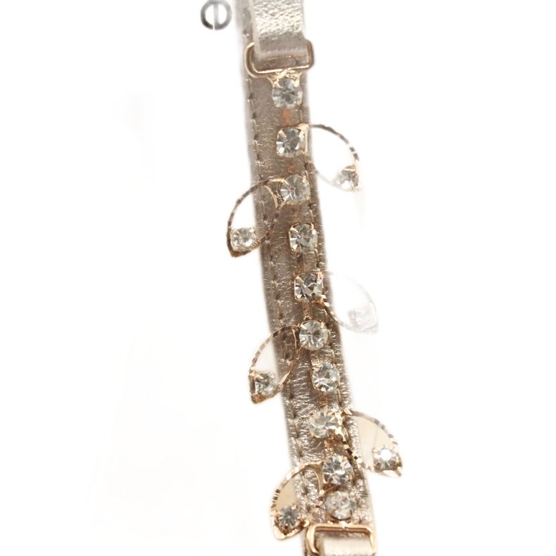 Sandały Złote na Słupku Cyrkonie Espinto S352 złoty 5