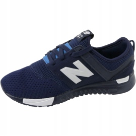 Buty New Balance Jr KL247C2G granatowe białe 1