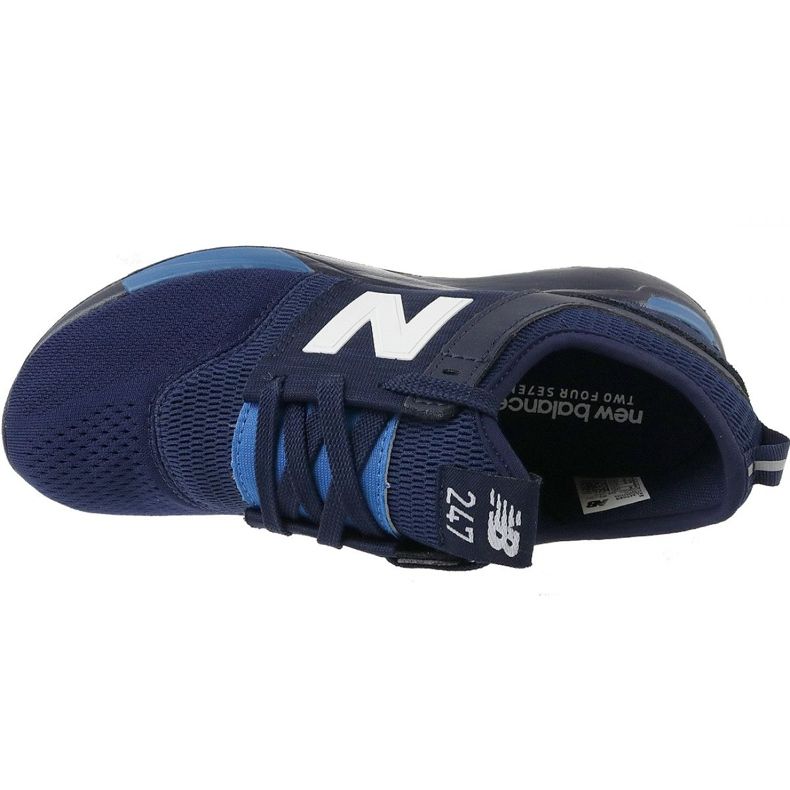 Buty New Balance Jr KL247C2G granatowe białe 2