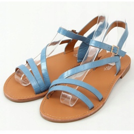 Sandałki damskie niebieskie BH1651-SD Blue 1