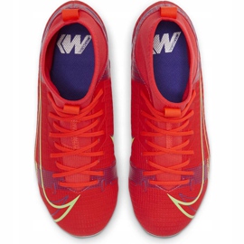 Buty piłkarskie Nike Mercurial Superfly 8 Academy Mg Jr CV1127 600 czerwone 3