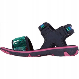 Sandały dla dzieci Kappa Seaqueen K Footwear Kids granatowo-różowe 260767K 6722 granatowe 2