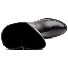 Marco Shoes Komfortowe kozaki damskie 0928K na mroźne dni czarne 5